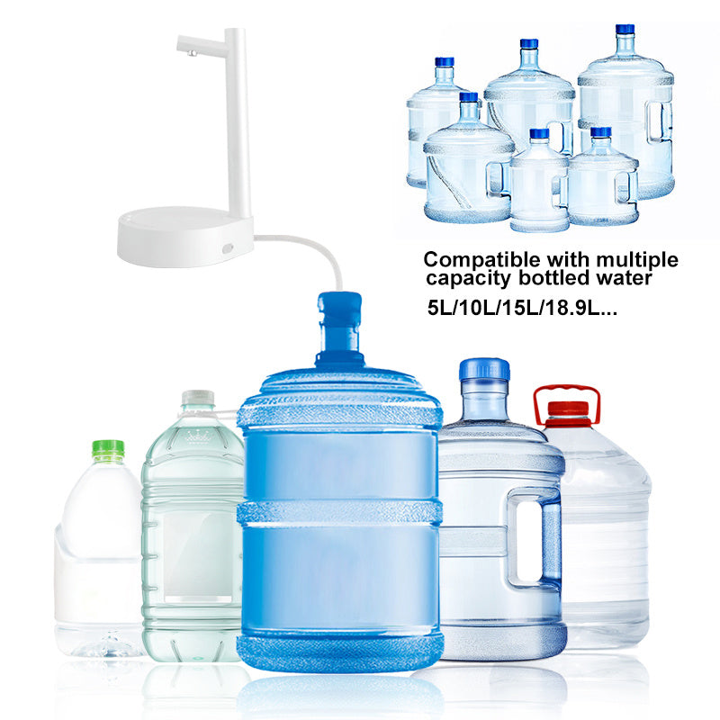 Desk Dispenser Electric Water Gallon Automatic Water Bottle Dispenser Rechargeable Water