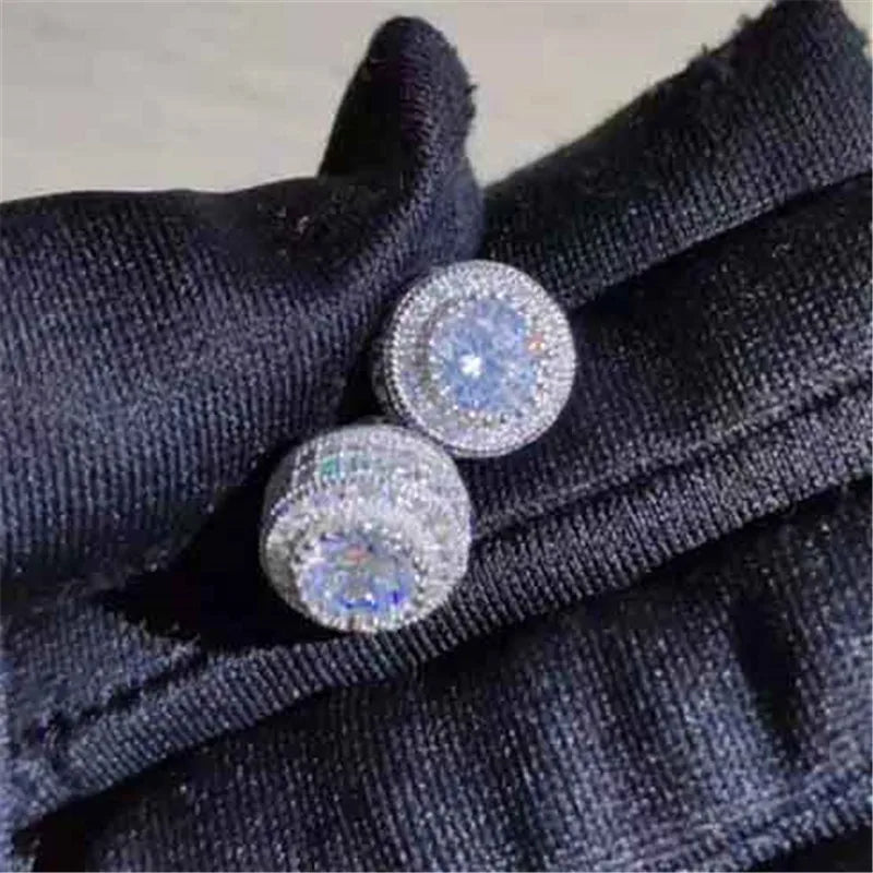 Earring White Gold Yellow Gold Color Wedding For Women