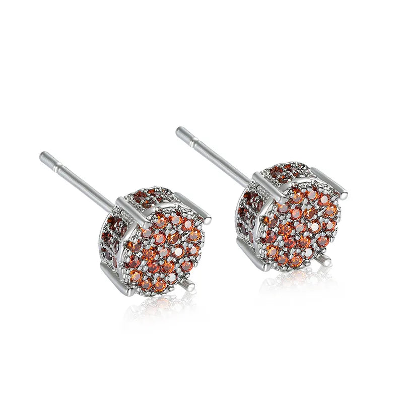 Earring White Gold Yellow Gold Color Wedding For Women