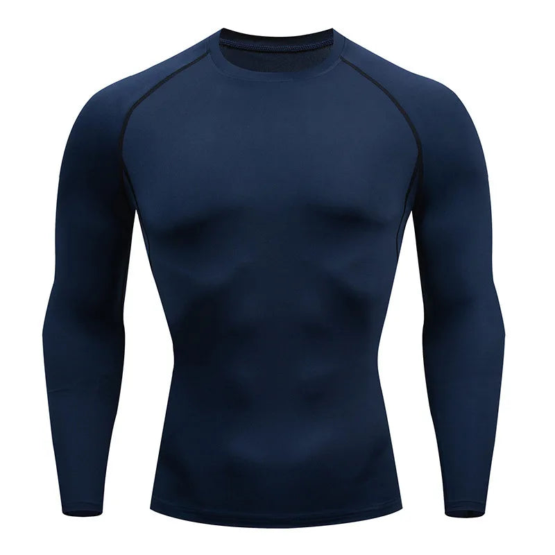 Men's T Shirt Outdoor Training Fitness Gym Jogging Running Sweatshirt