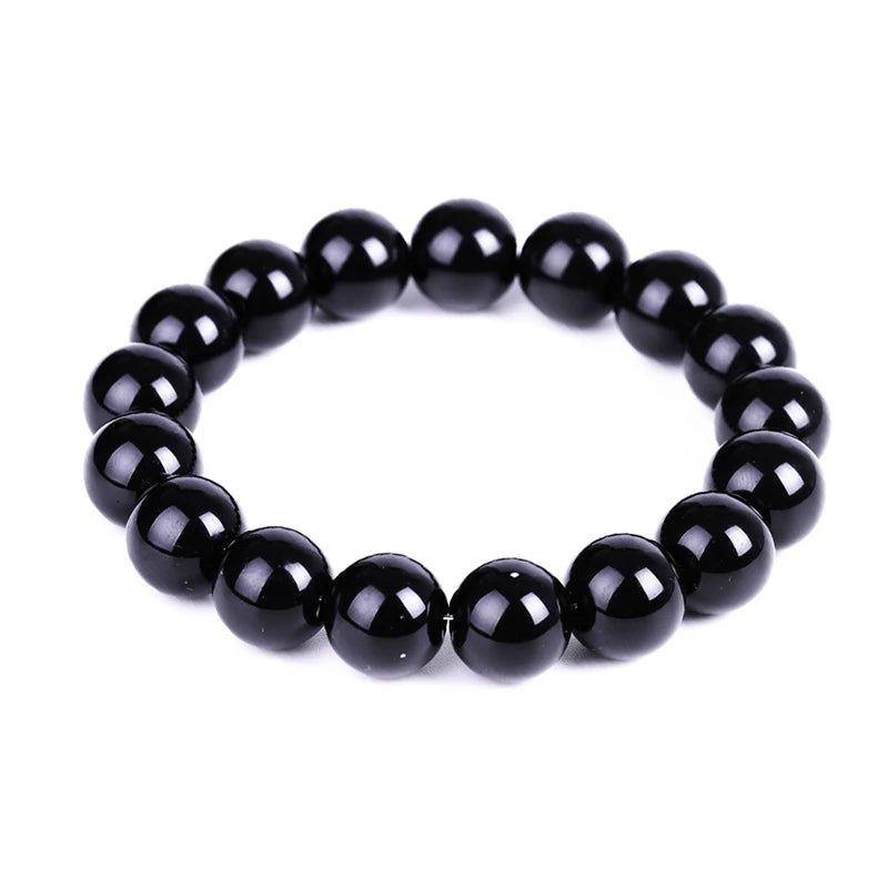 Black Natural Bracelets Women Men Jewelrys