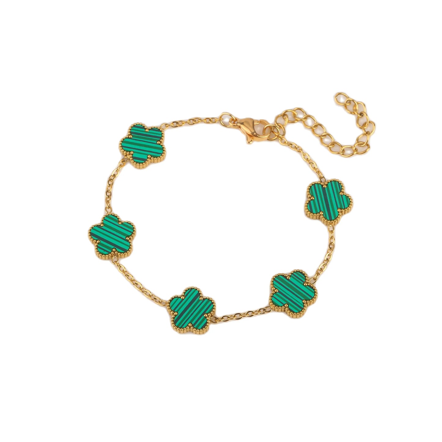 Gold Plated Stainless Steel Bracelet Women's Luxury