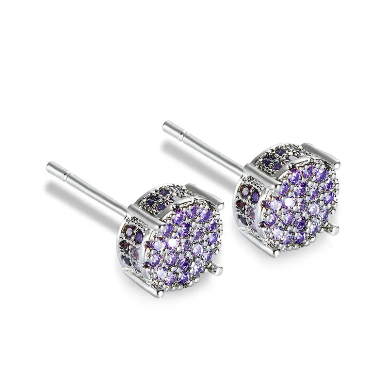 Earring White Gold Yellow Gold Color Wedding For Women
