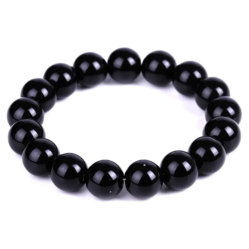 Black Natural Bracelets Women Men Jewelrys