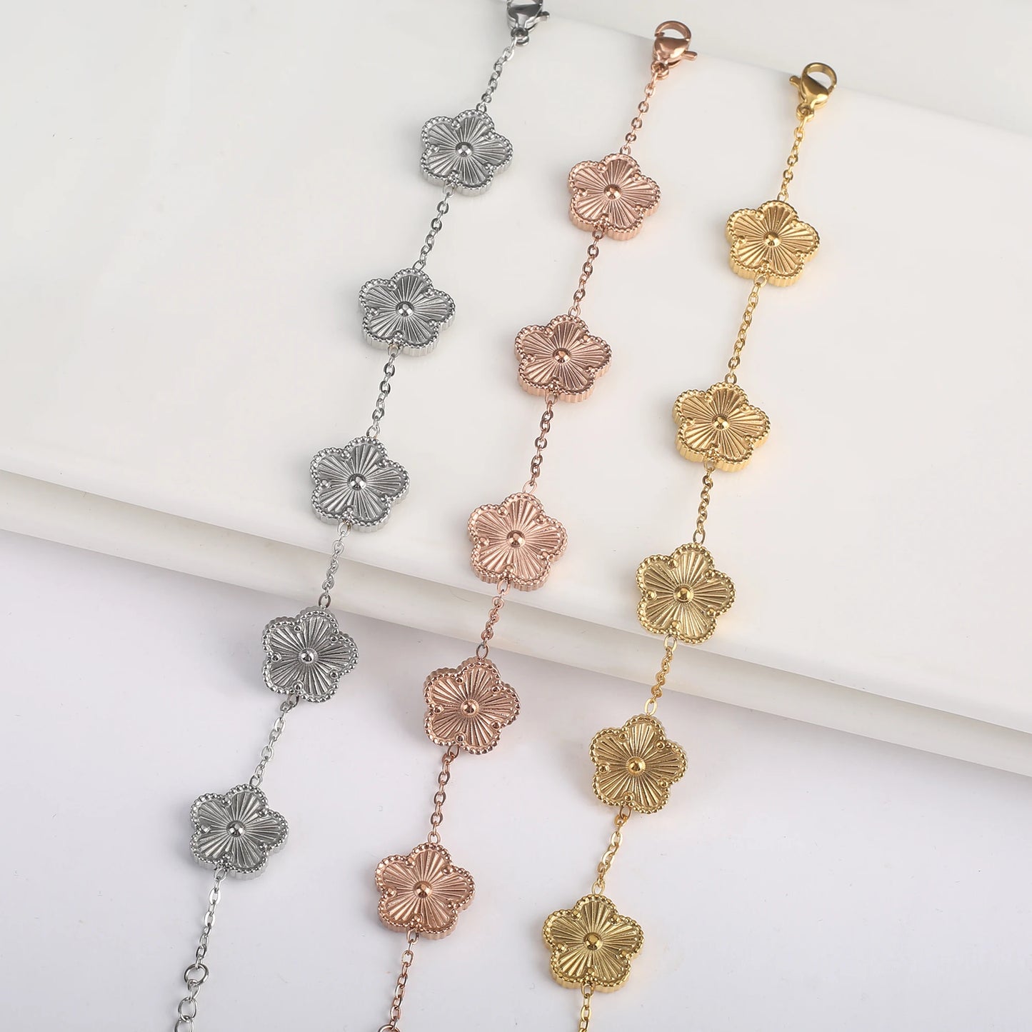 Hot Sale Stainless Steel Clover Bracelet Classic Jewelry