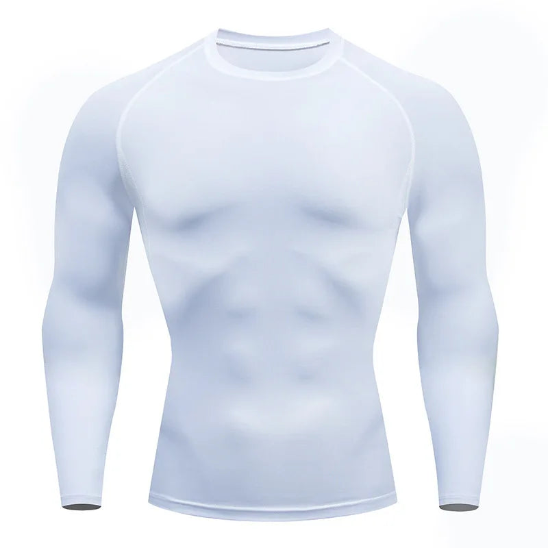 Men's T Shirt Outdoor Training Fitness Gym Jogging Running Sweatshirt