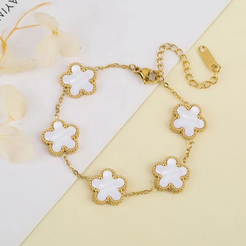 Hot Sale Stainless Steel Clover Bracelet Classic Jewelry