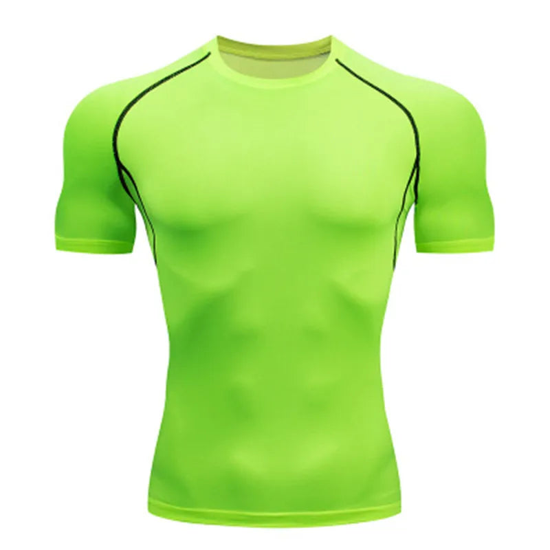 Men's T Shirt Outdoor Training Fitness Gym Jogging Running Sweatshirt