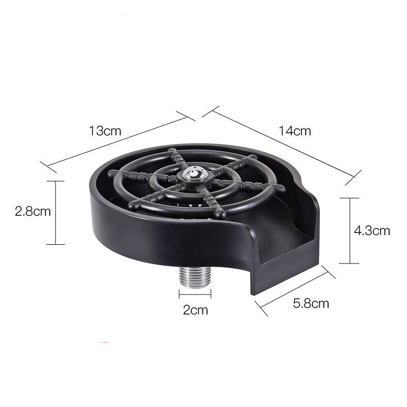 Cup Washer Sink High-pressure Spray Automatic Faucet Coffee Pitcher Wash Cup Tool Kitchen