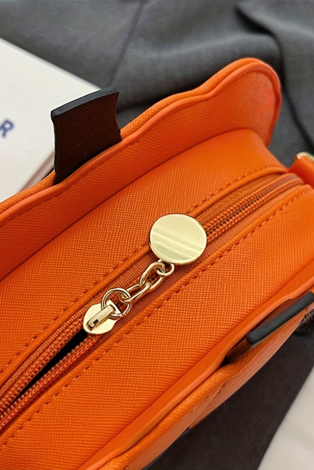 Carrot Halloween Pumpkin PU Shoulder Bag