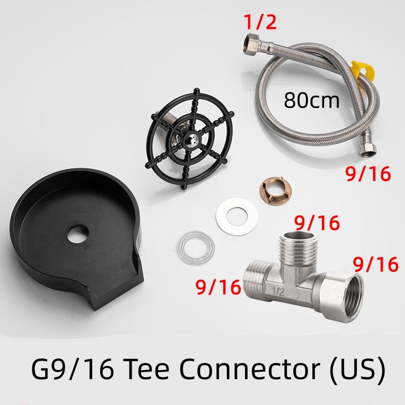 Cup Washer Sink High-pressure Spray Automatic Faucet Coffee Pitcher Wash Cup Tool Kitchen