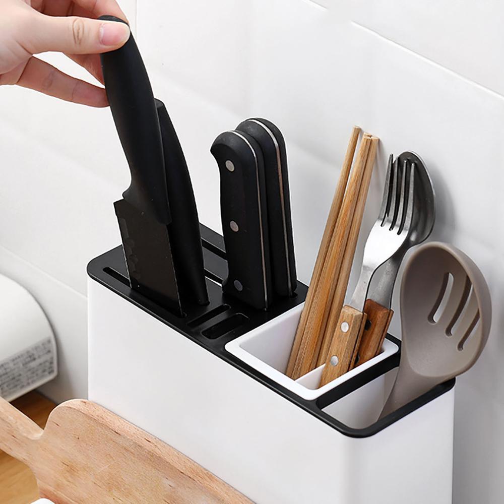 Tableware Storage Holders Kitchen Knife Plastic Storages Racks For  Kitchen