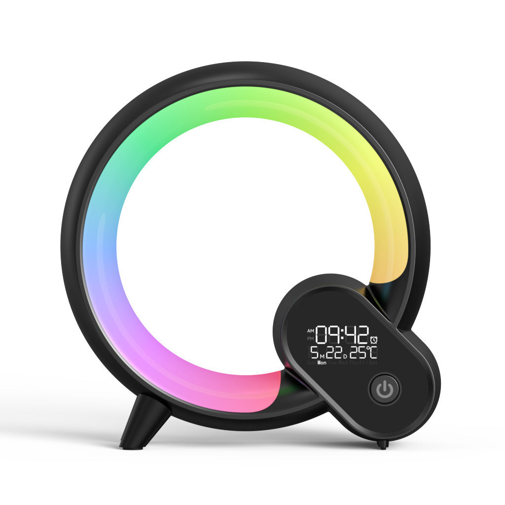 Light  Alarm Clock Bluetooth Audio Intelligent Wake-up Colorful Atmosphere Light