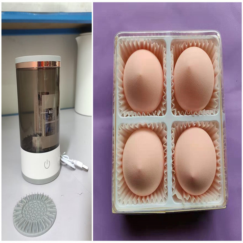 Women Eye Shadow Brush Cleaning Tool Portable Electric Machine With USB Charging Automatic Cosmetic Brush