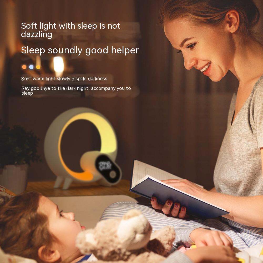 Light  Alarm Clock Bluetooth Audio Intelligent Wake-up Colorful Atmosphere Light
