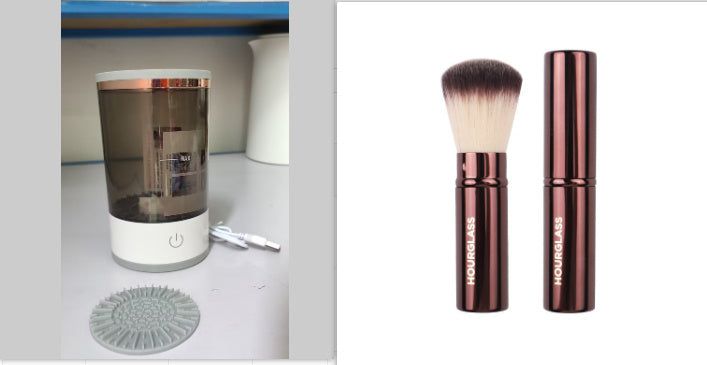 Women Eye Shadow Brush Cleaning Tool Portable Electric Machine With USB Charging Automatic Cosmetic Brush