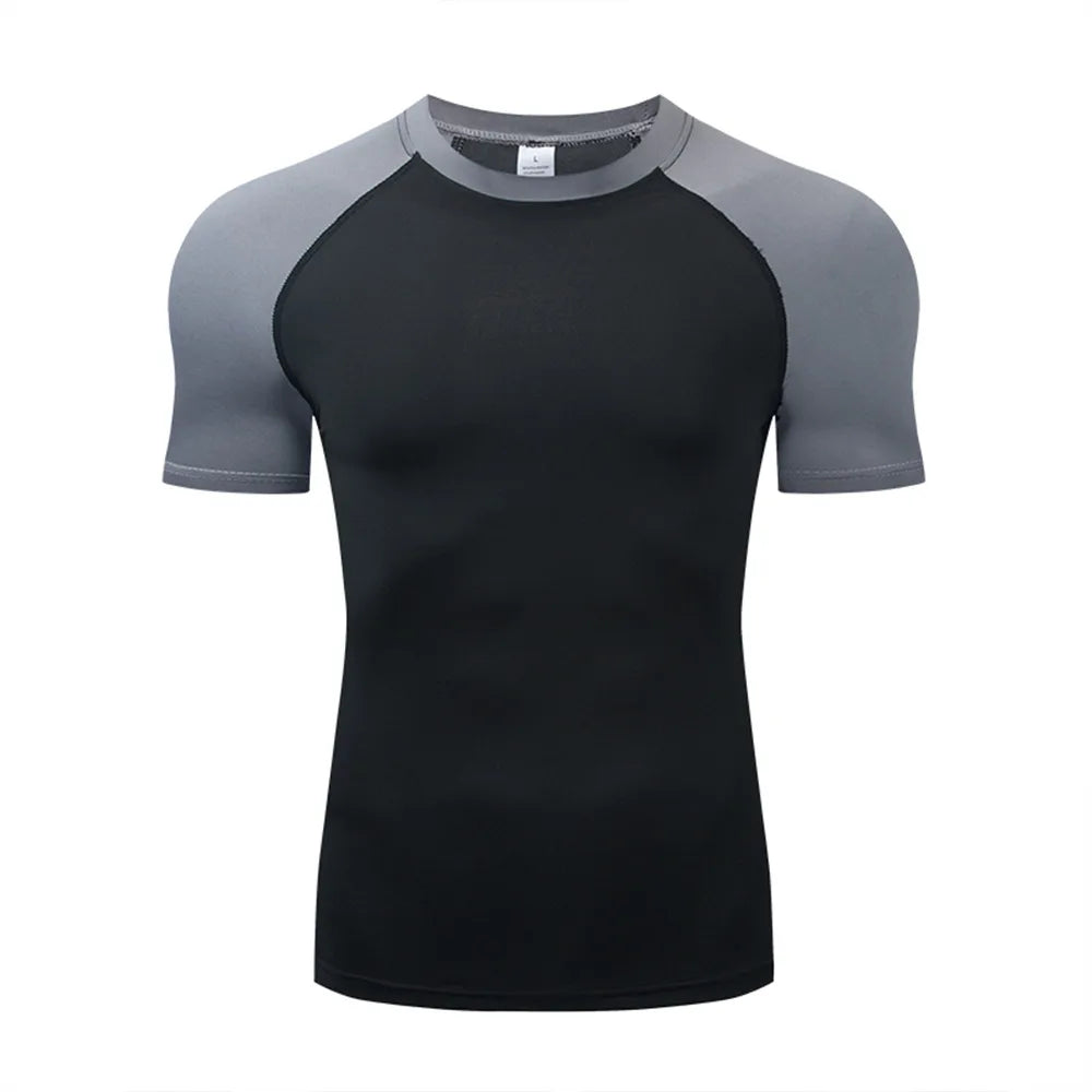 Men's T Shirt Outdoor Training Fitness Gym Jogging Running Sweatshirt
