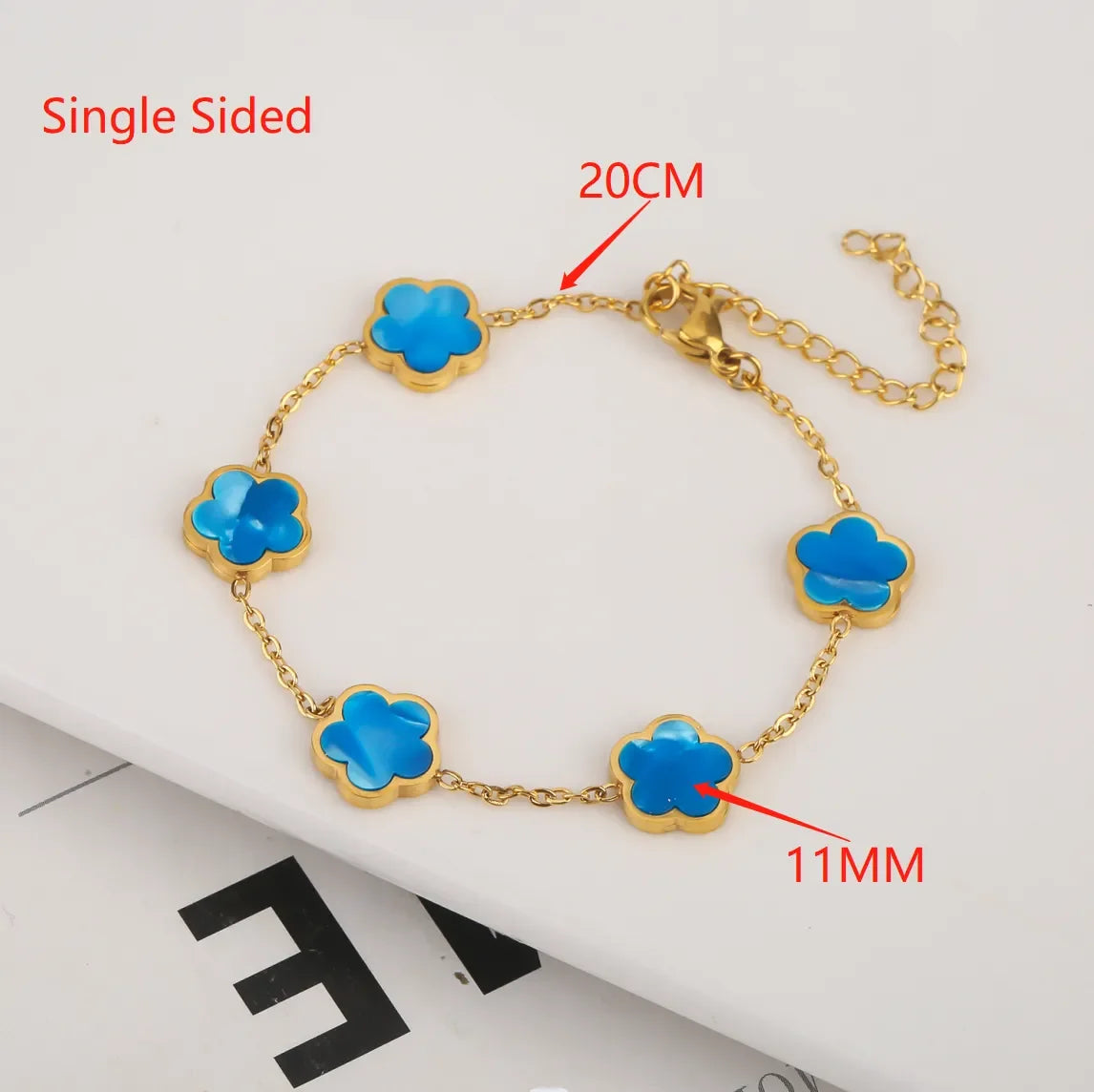 Gold Plated Stainless Steel Bracelet Women's Luxury