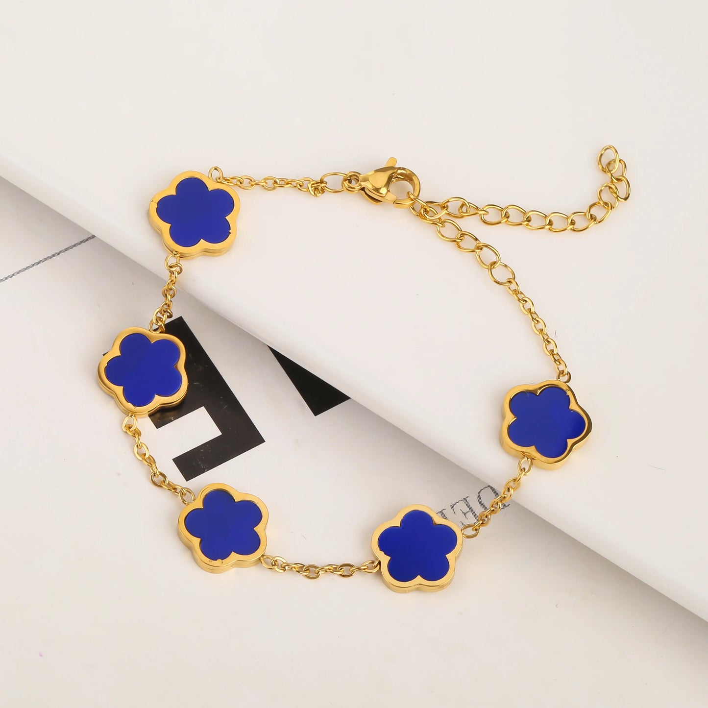 Gold Plated Stainless Steel Bracelet Women's Luxury