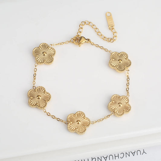 Hot Sale Stainless Steel Clover Bracelet Classic Jewelry