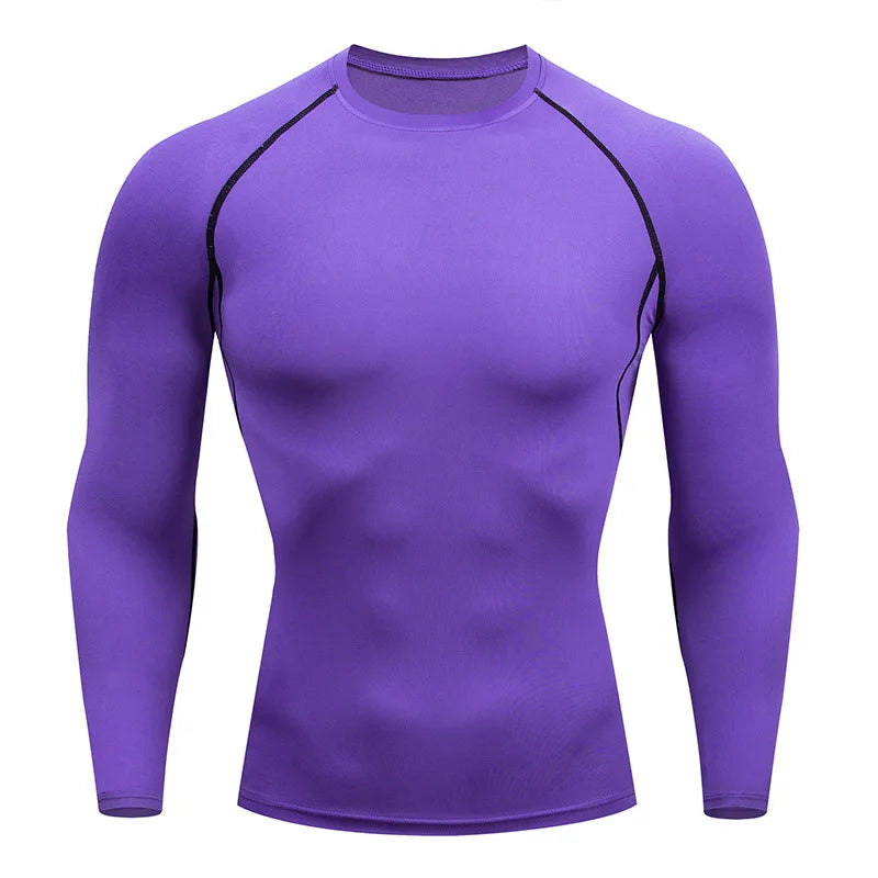 Men's T Shirt Outdoor Training Fitness Gym Jogging Running Sweatshirt