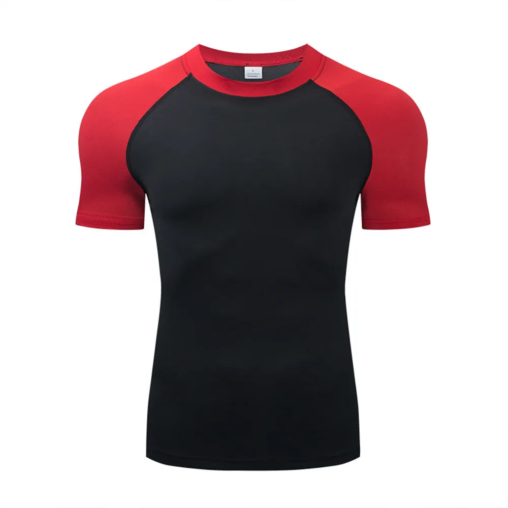 Men's T Shirt Outdoor Training Fitness Gym Jogging Running Sweatshirt