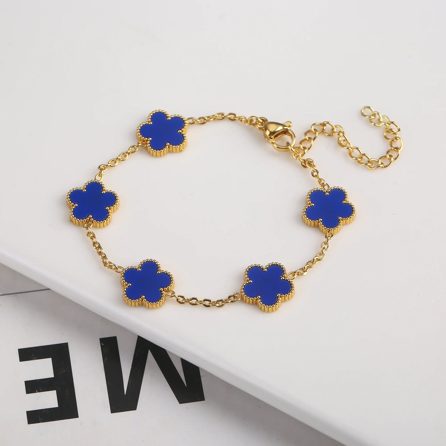 Gold Plated Stainless Steel Bracelet Women's Luxury