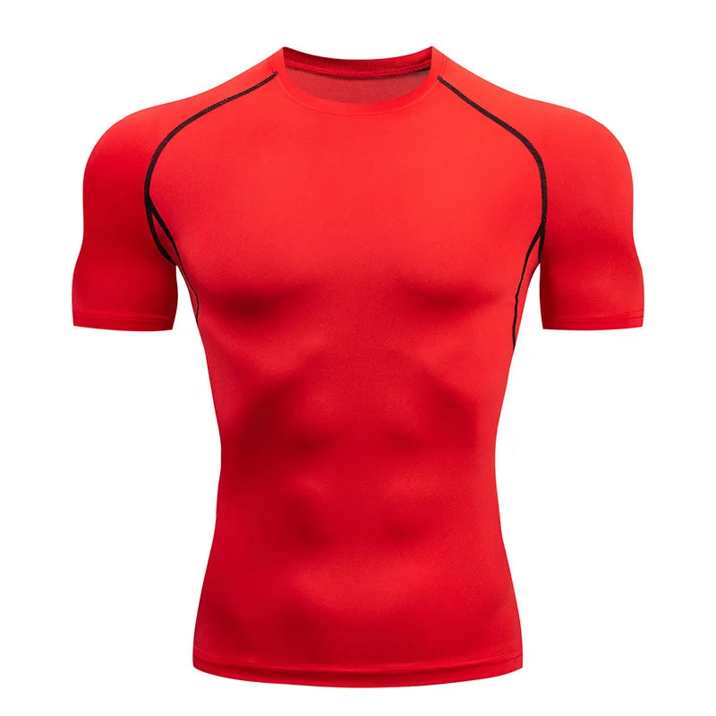 Men's T Shirt Outdoor Training Fitness Gym Jogging Running Sweatshirt