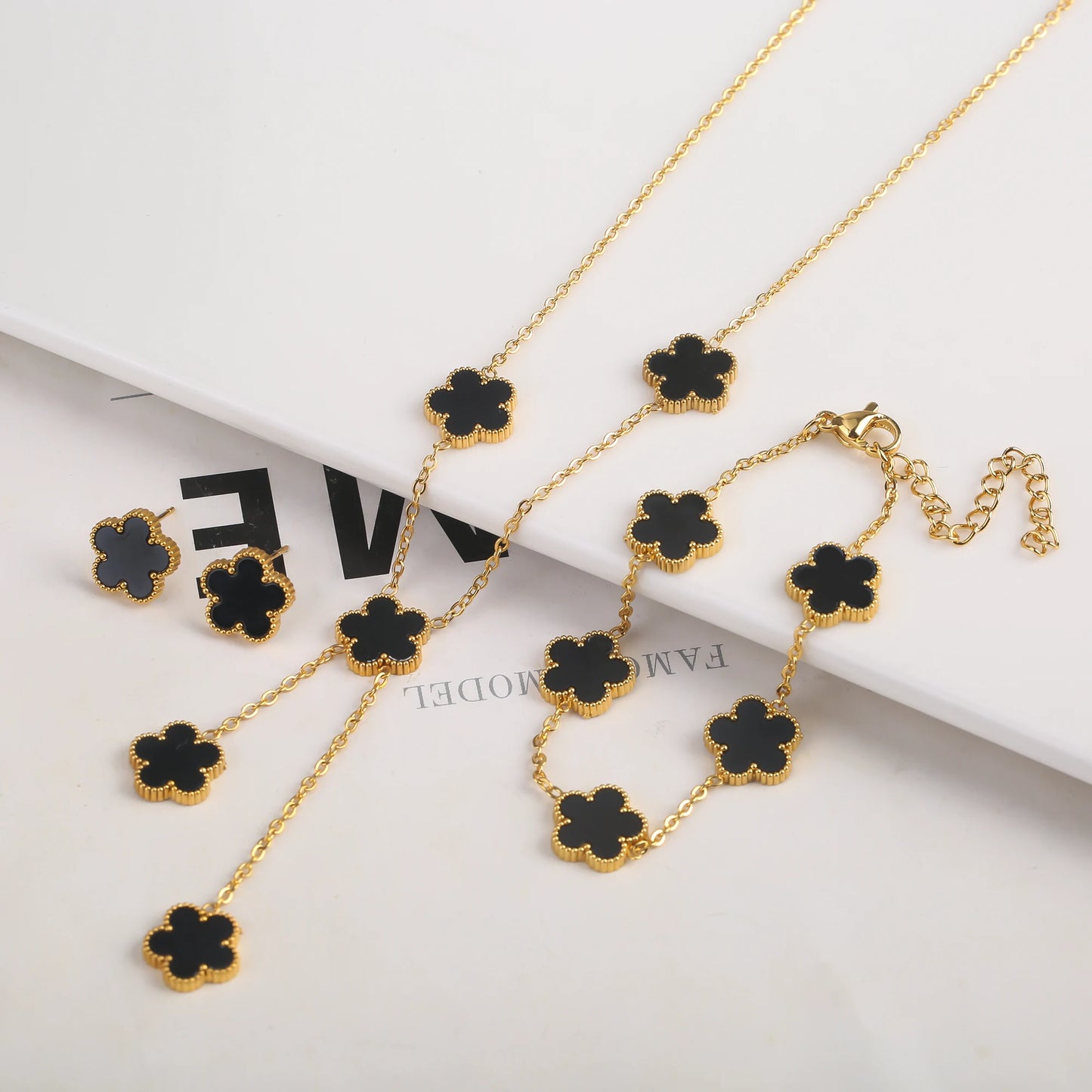 Gold Plated Stainless Steel Bracelet Women's Luxury