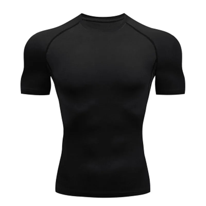 Men's T Shirt Outdoor Training Fitness Gym Jogging Running Sweatshirt