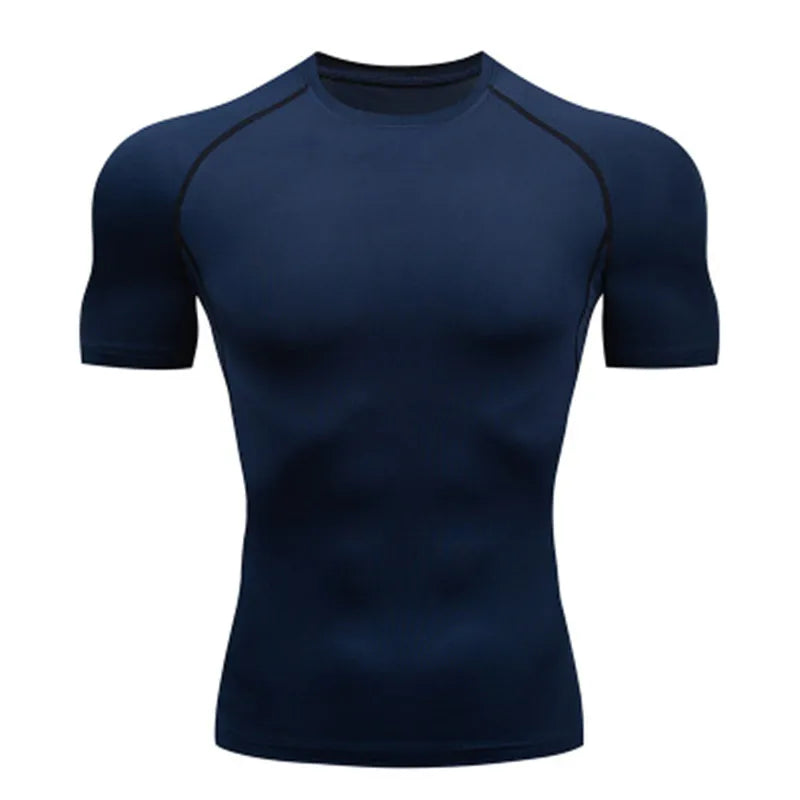 Men's T Shirt Outdoor Training Fitness Gym Jogging Running Sweatshirt