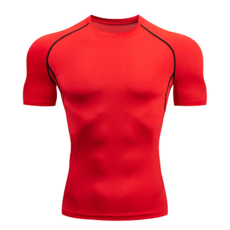 Men's T Shirt Outdoor Training Fitness Gym Jogging Running Sweatshirt