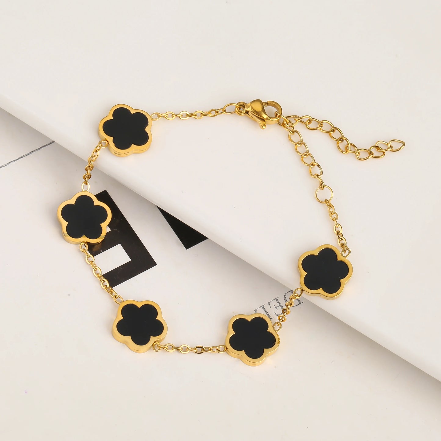 Gold Plated Stainless Steel Bracelet Women's Luxury