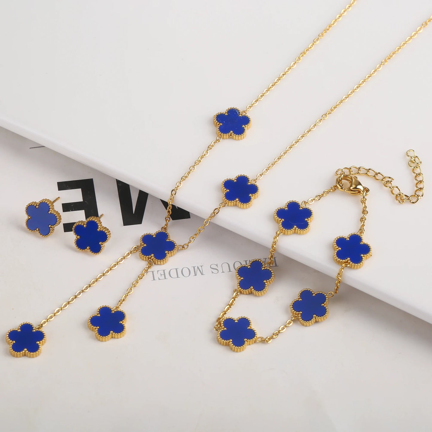 Gold Plated Stainless Steel Bracelet Women's Luxury