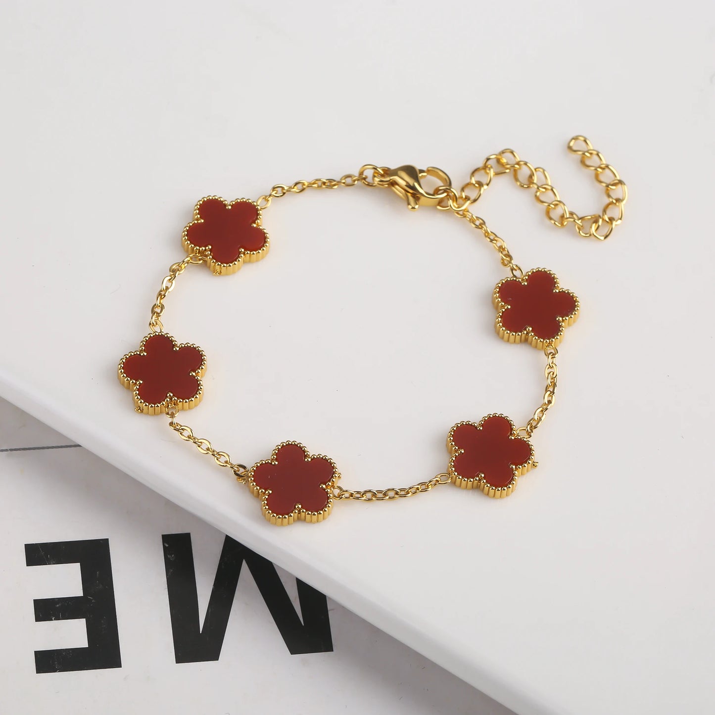Gold Plated Stainless Steel Bracelet Women's Luxury