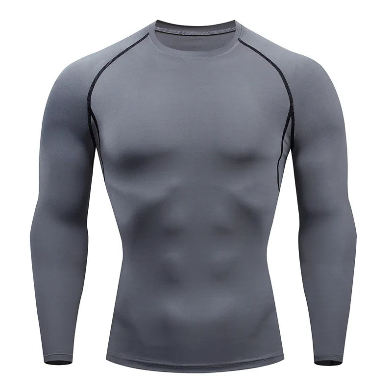 Men's T Shirt Outdoor Training Fitness Gym Jogging Running Sweatshirt