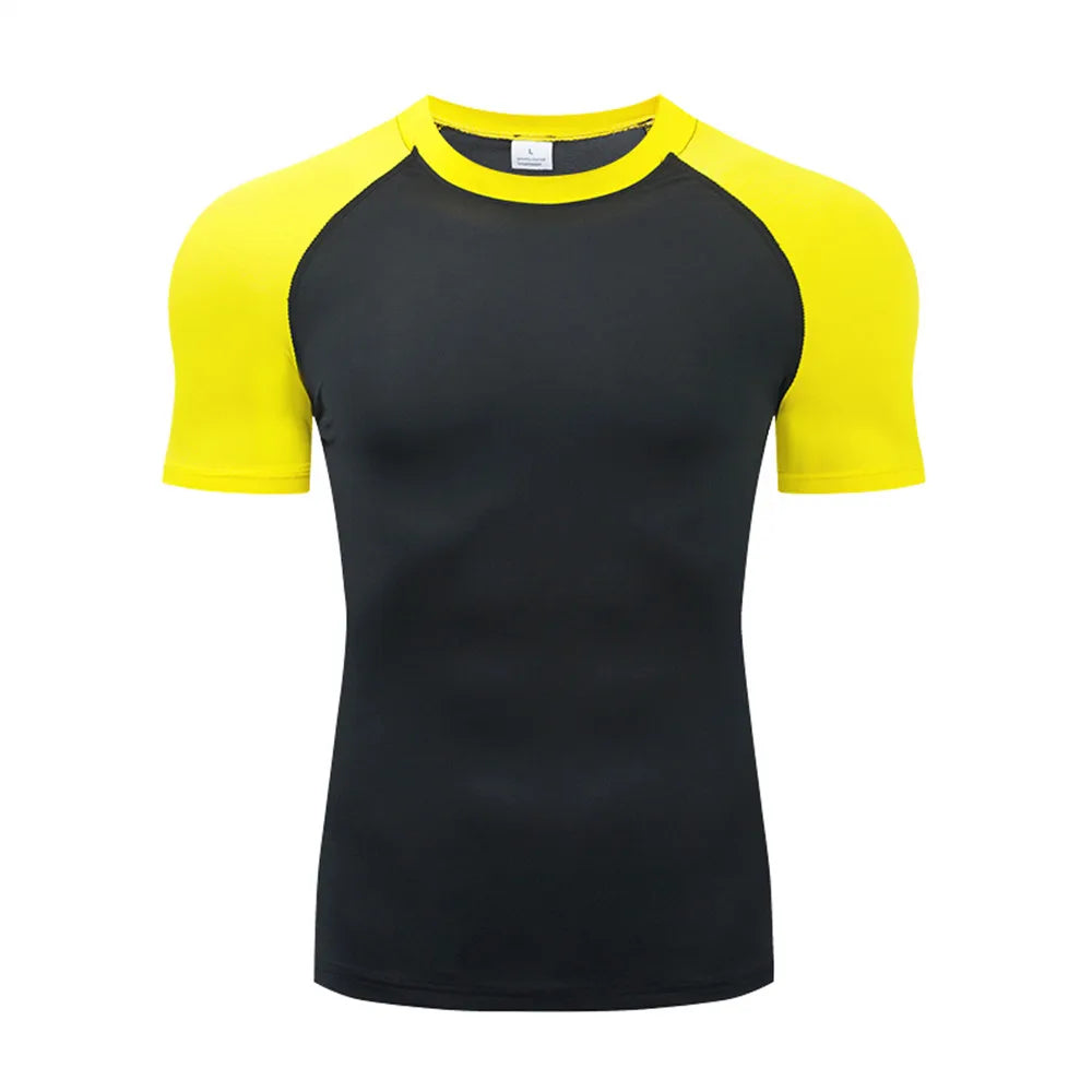 Men's T Shirt Outdoor Training Fitness Gym Jogging Running Sweatshirt
