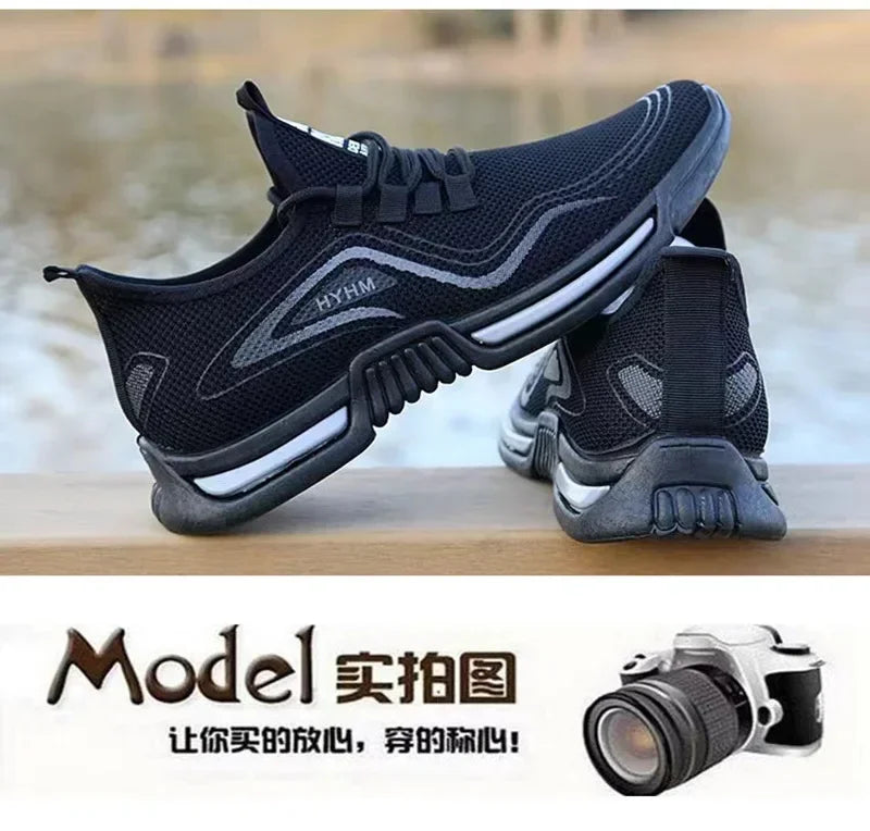 Men Shoes Slip on Fashion Sneakers