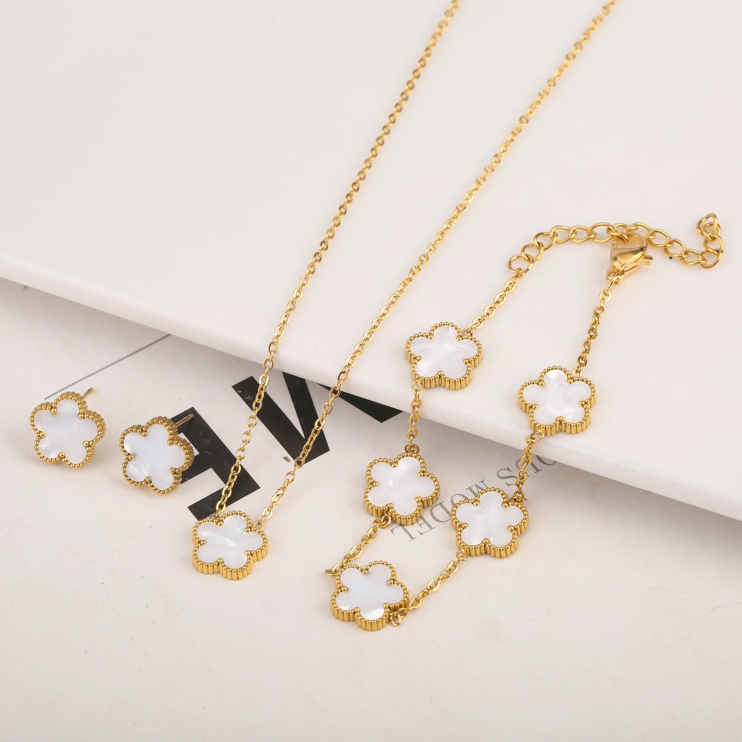 Gold Plated Stainless Steel Bracelet Women's Luxury