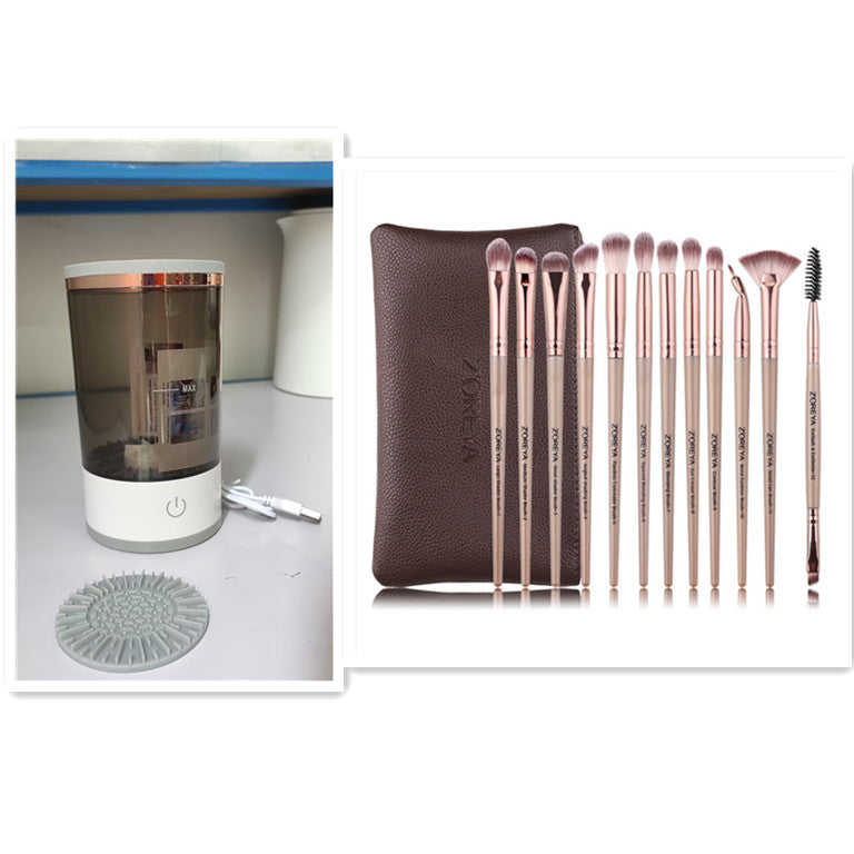 Women Eye Shadow Brush Cleaning Tool Portable Electric Machine With USB Charging Automatic Cosmetic Brush