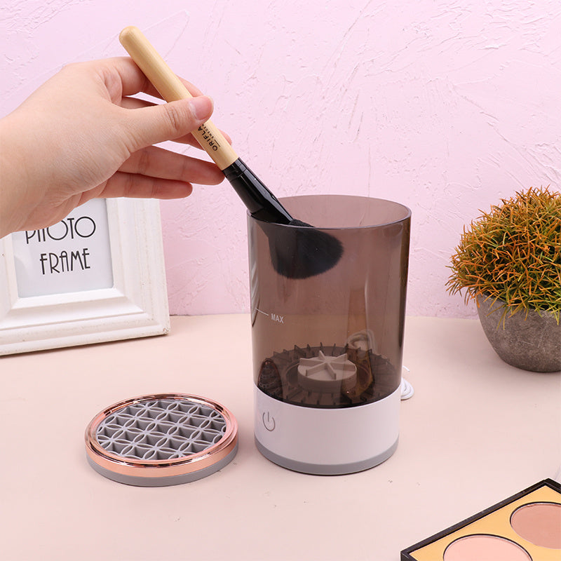 Women Eye Shadow Brush Cleaning Tool Portable Electric Machine With USB Charging Automatic Cosmetic Brush