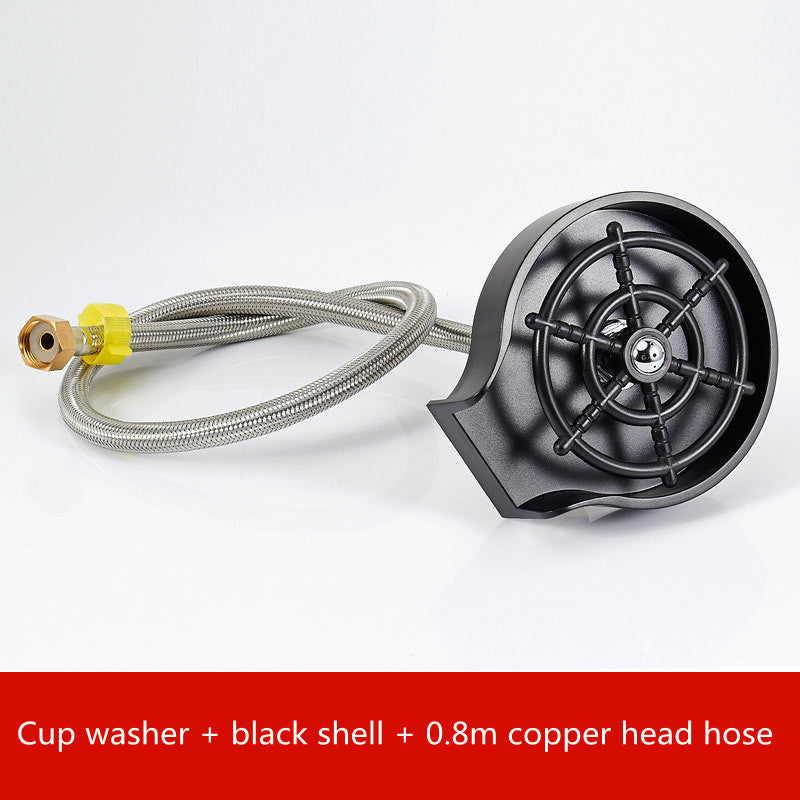 Cup Washer Sink High-pressure Spray Automatic Faucet Coffee Pitcher Wash Cup Tool Kitchen